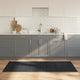 Tappeto rettangolare Vidaxx 80x200 cm bambù grigio