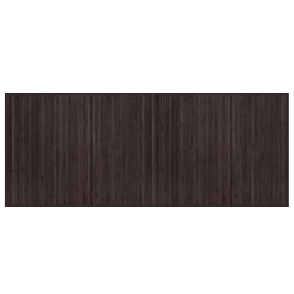 Tappeto rettangolare Vidaxx 80x200 cm bambù marrone scuro