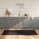 Tappeto rettangolare Vidaxx 80x200 cm bambù marrone scuro