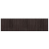 Alfombra Vidaxl rectangular 80x300 cm bambú marrón oscuro