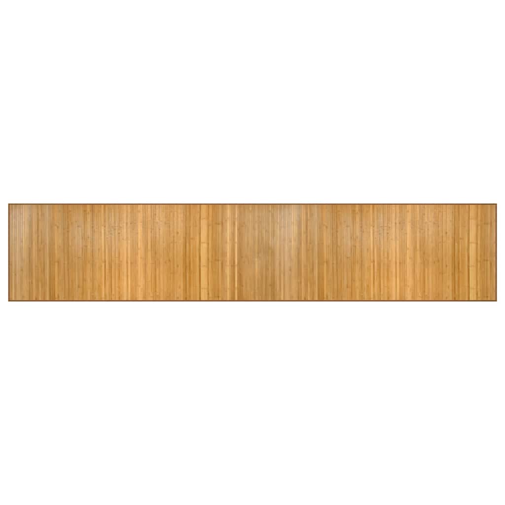 Tappeto rettangolare Vidaxx 80x400 cm bambù naturale