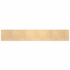 Tappeto vidaxl rettangolare 80x500 cm luce di bambù naturale