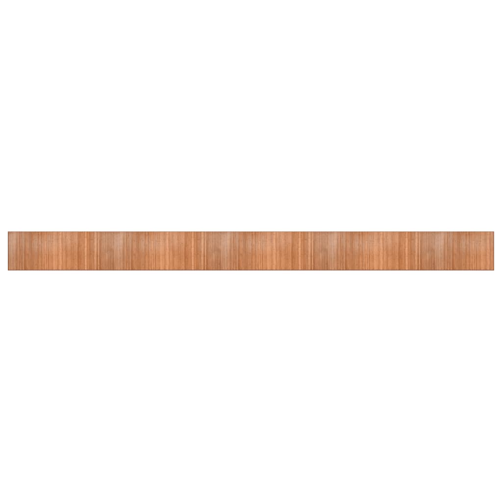 Vidaxl tappeto rettangolare 80x1000 cm bambù naturale