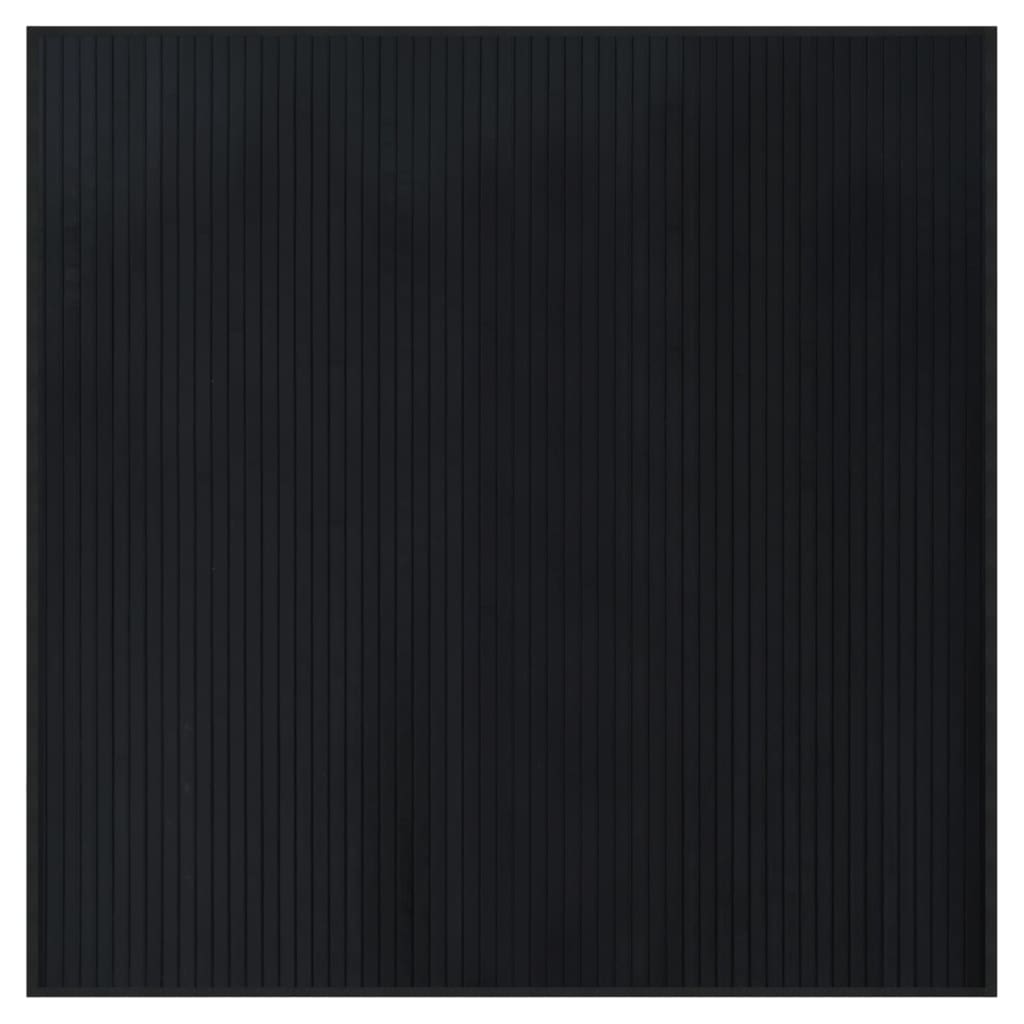 Tappeto Vidaxx quadrato 100x100 cm bambù nero