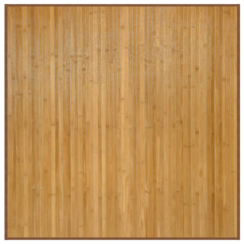 Tappeto Vidaxx quadrato 100x100 cm bambù naturale