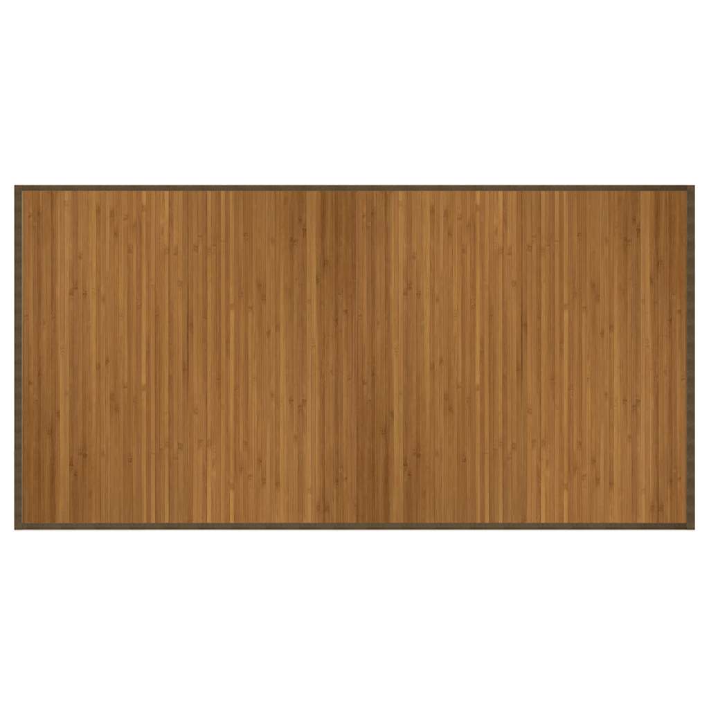 Vidaxx alfombra rectangular 100x200 cm bambú marrón