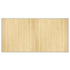 Vidaxl alfombra rectangular 100x200 cm luz de bambú natural natural