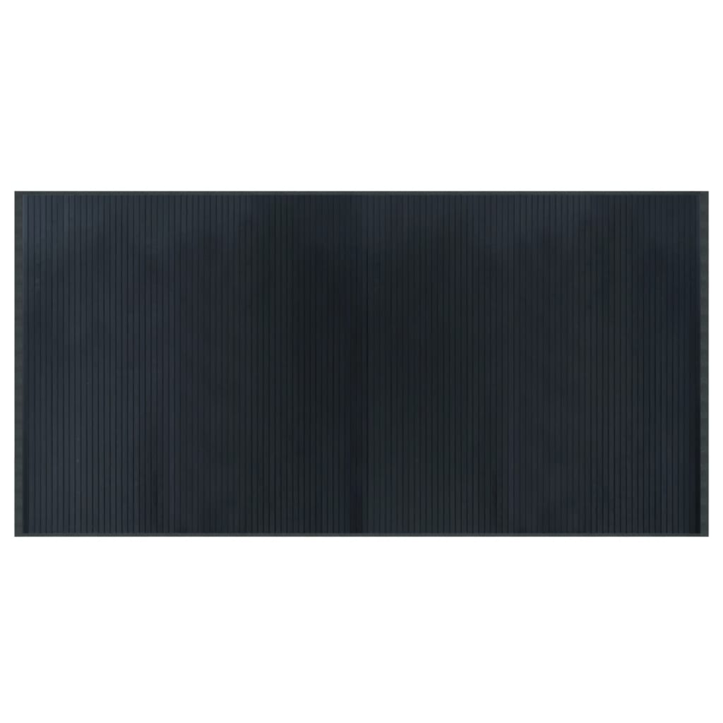 Vidaxl rettangolare 100x200 cm di bambù grigio