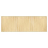 Tappeto vidaxl rettangolare 100x300 cm luce di bambù naturale