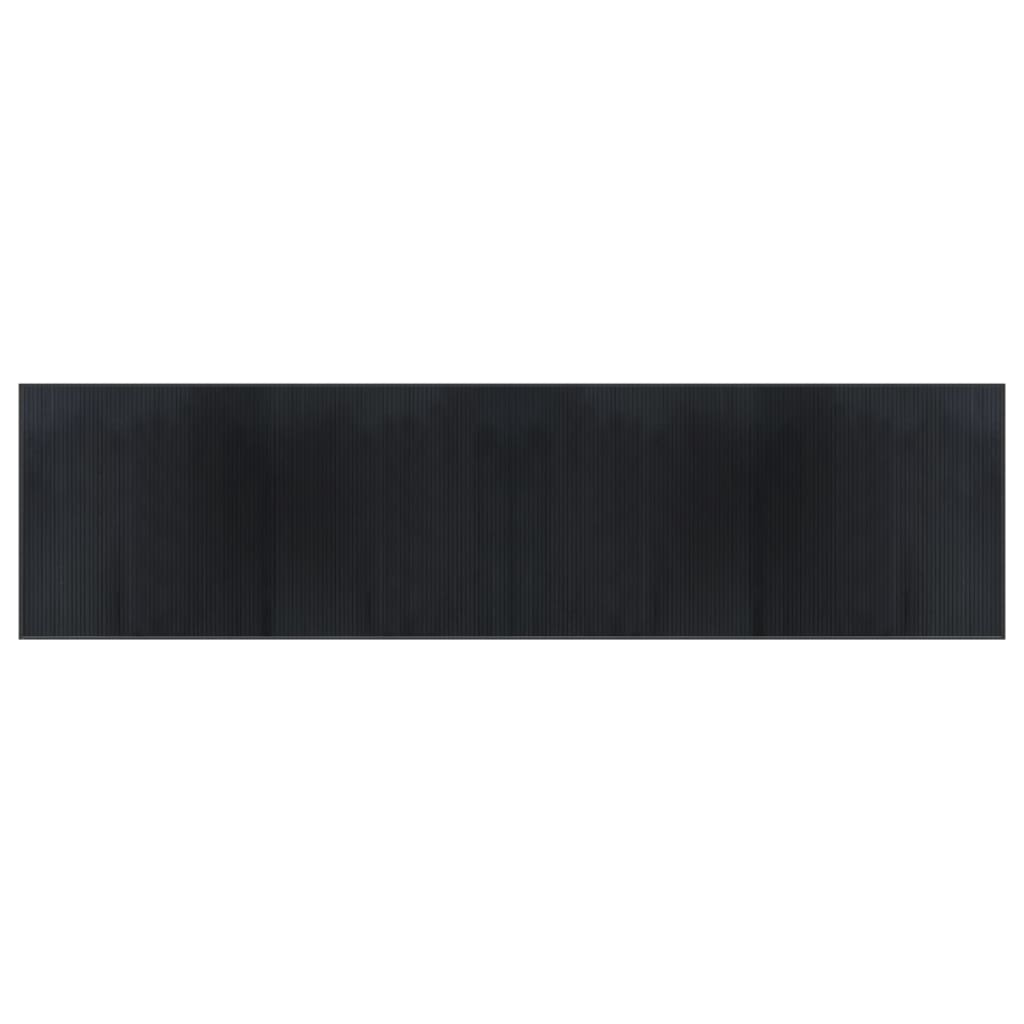 Vidaxl rectangular 100x400 cm de bambú negro
