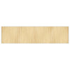Vidaxl vloerkleed rechthoekig 100x400 cm bamboe lichtnaturel