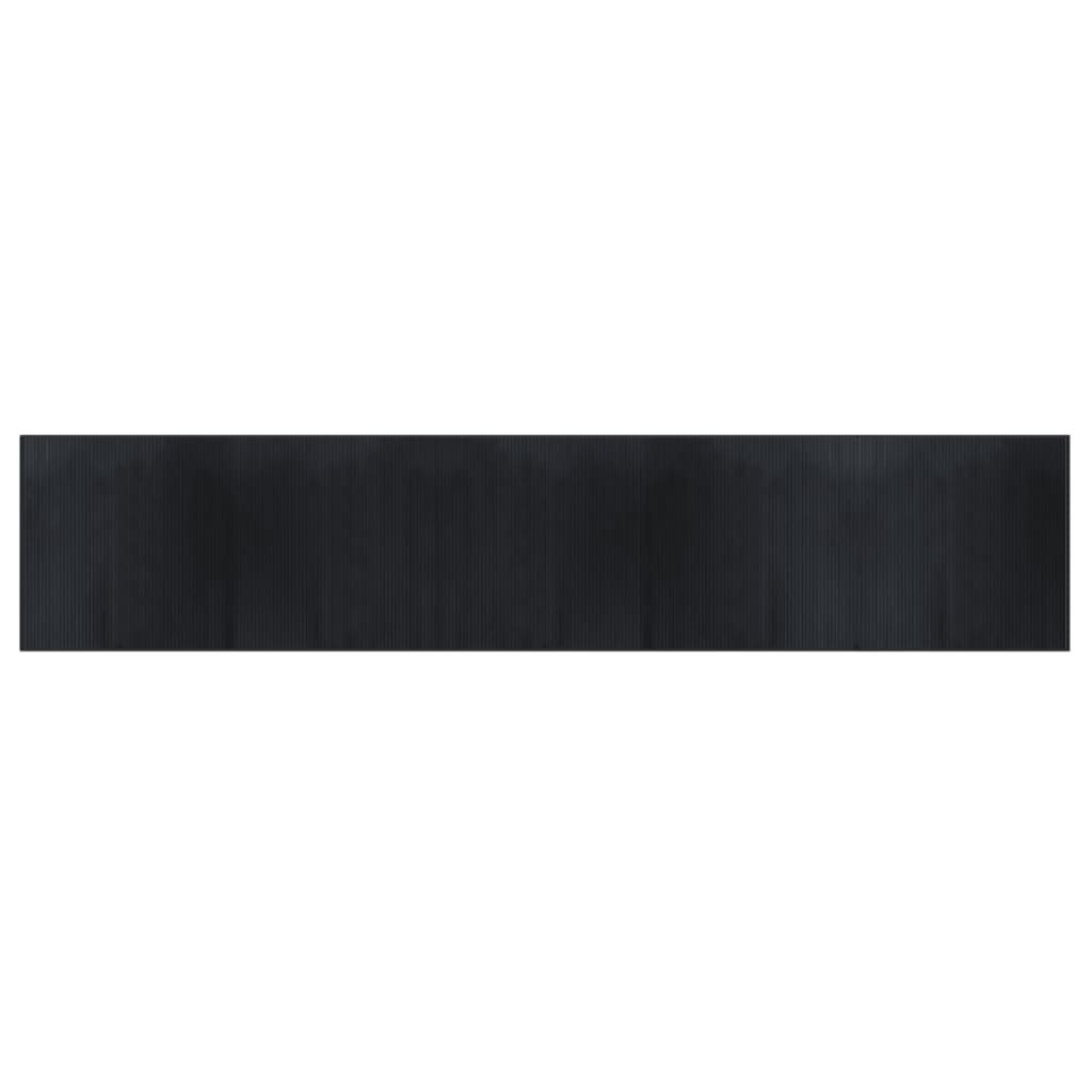 Vidaxl rectangular 100x1000 cm de bambú negro