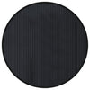 Vidaxl vloerkleed rond 60 cm bamboe zwart