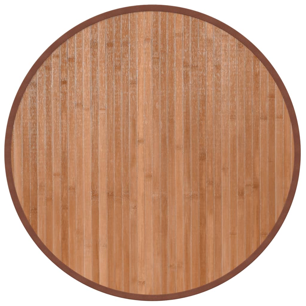 Tappeto VidaXL rotondo 60 cm bambù naturale
