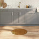 Tappeto VidaXL rotondo 60 cm bambù marrone