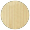Vidaxl vloerkleed rond 60 cm bamboe lichtnaturel