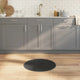 Tappeto VidaXL rotondo 60 cm bambù grigio