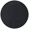 VidaXL alfombra redonda 80 cm bambú negro