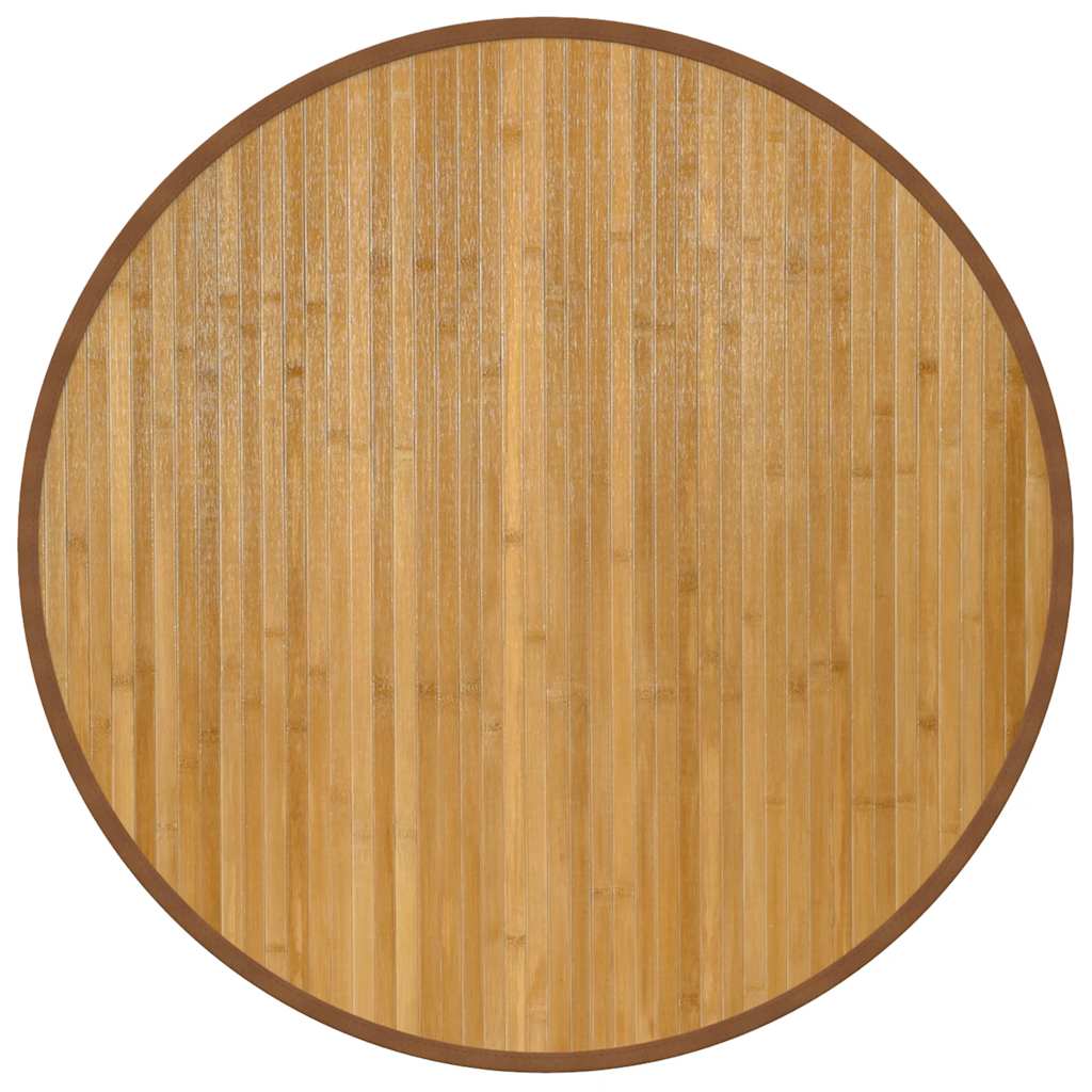 Tappeto VidaXL rotondo 80 cm bambù naturale