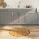 Tappeto VidaXL rotondo 80 cm bambù naturale
