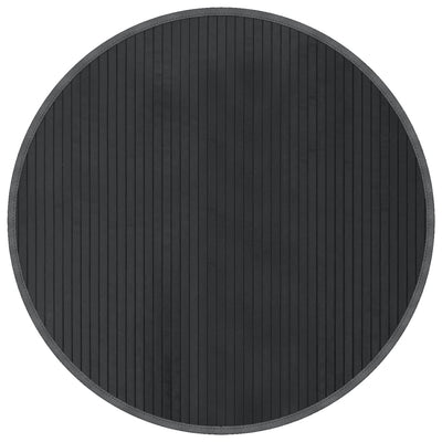 Vidaxl vloerkleed rond 80 cm bamboe grijs