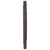 Vidaxl vloerkleed rond 100 cm bamboe donkerbruin