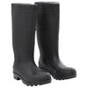 Botas de lluvia Vidaxl tamaño 38 PVC Negro