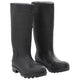 Vidaxl regenlaarzen maat 39 pvc zwart