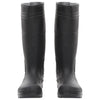 Botas de lluvia Vidaxl tamaño 39 PVC Negro