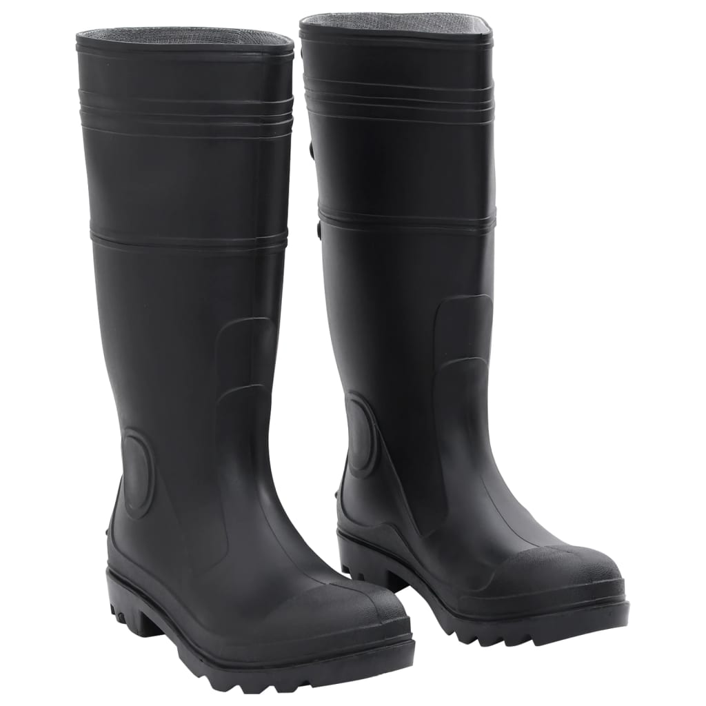 Vidaxl Rainboots tamaño 43 PVC Negro
