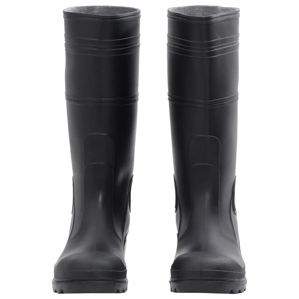 Vidaxl Rainboots tamaño 43 PVC Negro