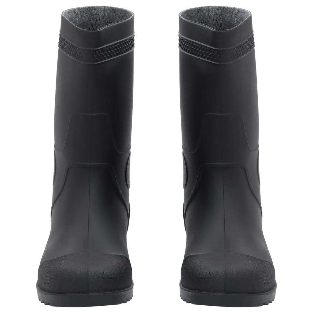 Stivali da pioggia vidaxl dimensione 41 PVC nero