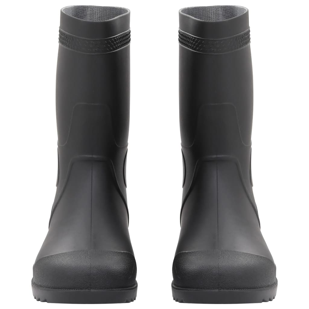Vidaxl Rainboots tamaño 44 PVC Negro