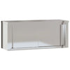 Mueble de pared de cocina VidaXL con puertas correderas de acero inoxidable