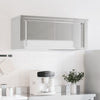 vidaXL Pensile da Cucina con Ante Scorrevoli in Acciaio Inox
