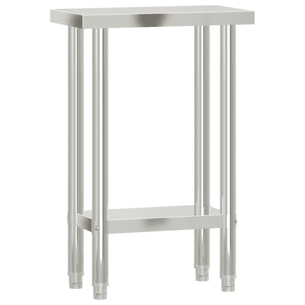 Vidaxl Kitchenwork Tabla 55x30x85 cm de acero inoxidable
