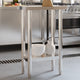 Vidaxl Kitchenwork table 55x30x85 cm Stainless steel