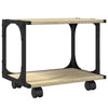 Vidaxl printerkastje 2-laags 41x28x33,5 cm hout sonoma eiken