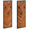 Vidaxl kapstokken 2 st 35x1x90 cm massief acaciahout