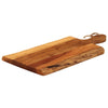 Vidaxl Hakblok 45x20x2 cm sólido acaciahout