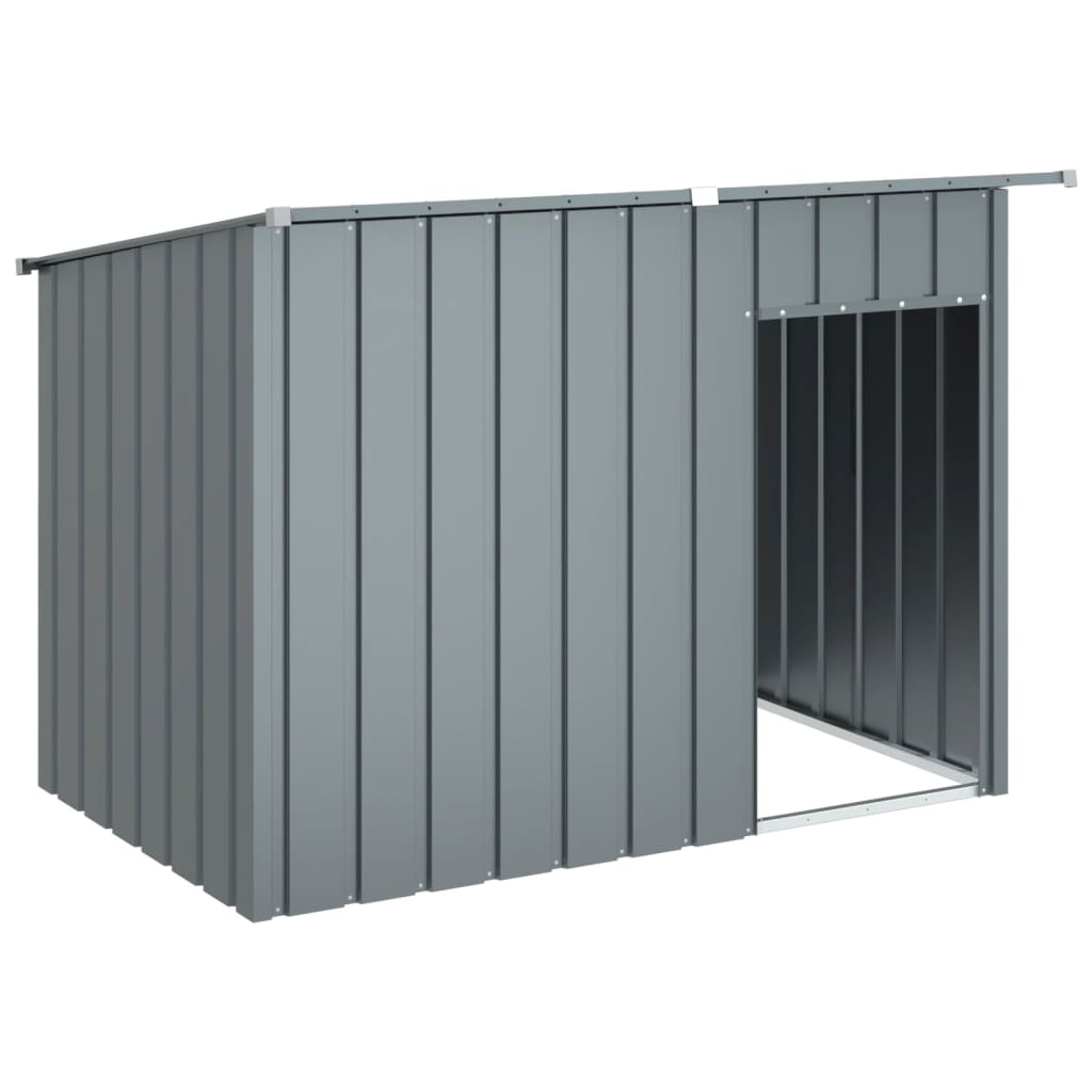 Vidaxl Loft con techo 153x91x110 cm de acero antracita