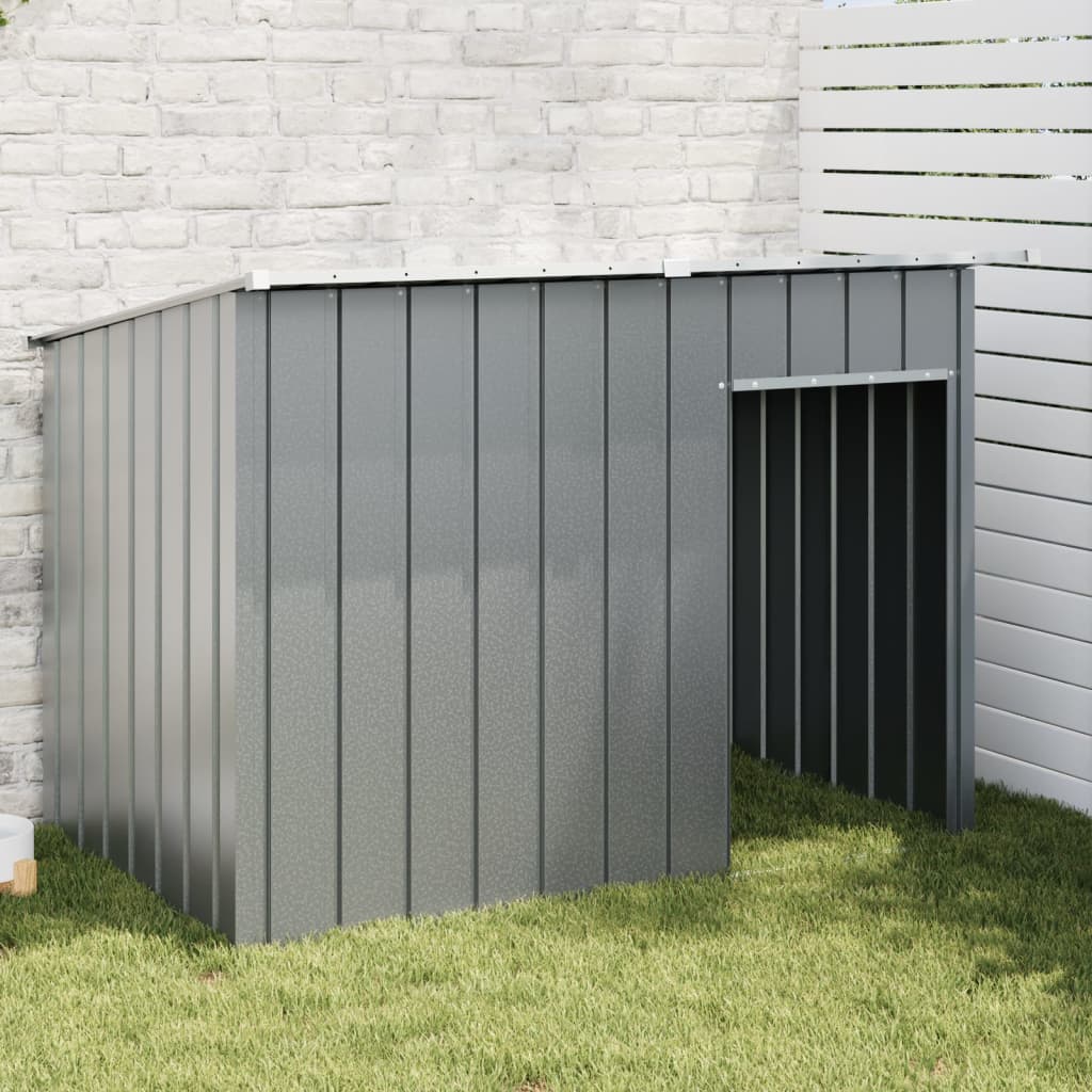 Vidaxl Loft con techo 153x91x110 cm de acero antracita