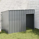 Vidaxl Loft con techo 153x91x110 cm de acero antracita