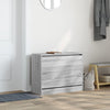 Vidaxl Cabinet da scarpe 80x34x63 cm Colore di quercia in legno grigio in legno
