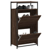Vidaxl schoenenkast 60x34x112 cm bewerkt hout bruin eikenkleur