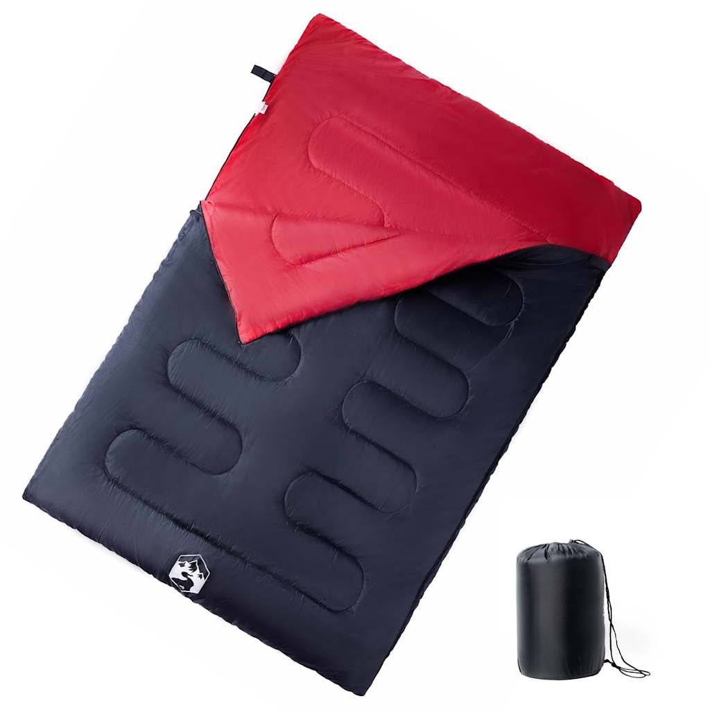 Saco de dormir VidaXL para 2 personas con almohadas para adultos 3-4 estaciones