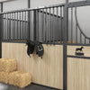 Portabriglie VidaXL 3 pezzi in acciaio nero