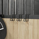 VidaXL bridle holders 3 pcs steel black