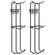Porta ad ostacolo Vidaxl 2 St Steel Black