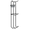 Porta ad ostacolo Vidaxl 2 St Steel Black